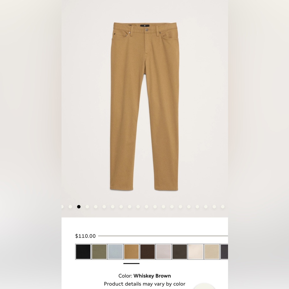 31W x 30L Banana Republic Traveler Pant, Athletic Tapered Fit - Picture 4 of 7